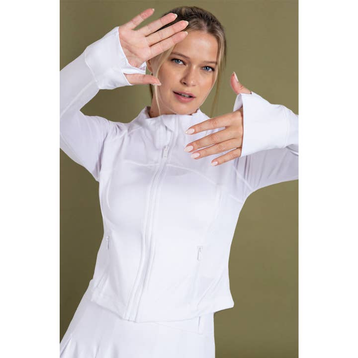 Rae Mode - Wholesale Athletic Jacket - Women's - BUTTER LONG SLEEVE CROP DEFINE JACKET6