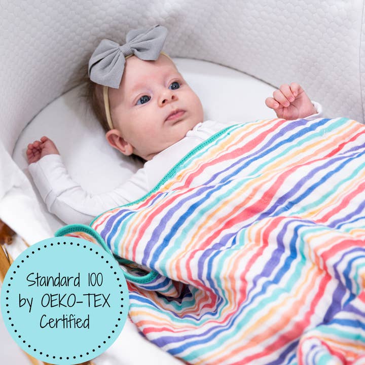 LollyBanks – wholesale Bedding blanket – Kids & Baby – Rainbow Toddler 100% Cotton Muslin Blanket4