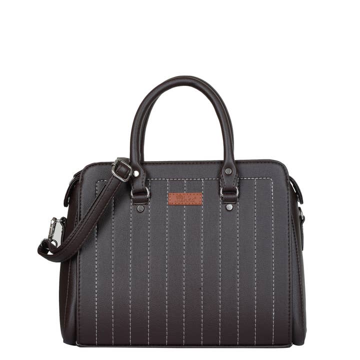 Women’s Vegan Leather Top-Handle Handbag Crossbody Sling Bag for wholesale by Sishka Ltd