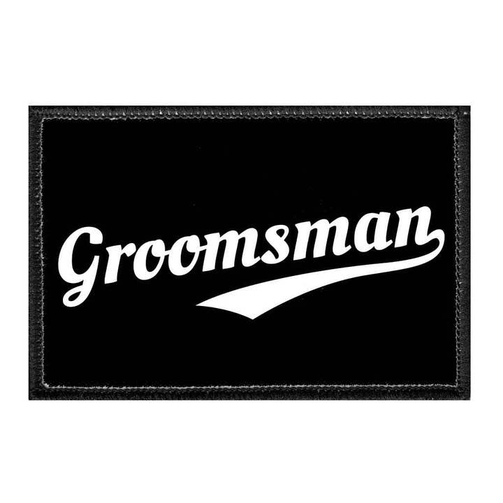 Groomsman - Sports - Removable Patch for wholesale by Pull Patch