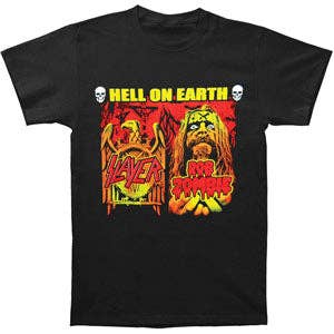 Rockabilia - Wholesale T-Shirt (Graphic) - Unisex - Slayer Hell On Earth 2011 Tour T-shirt