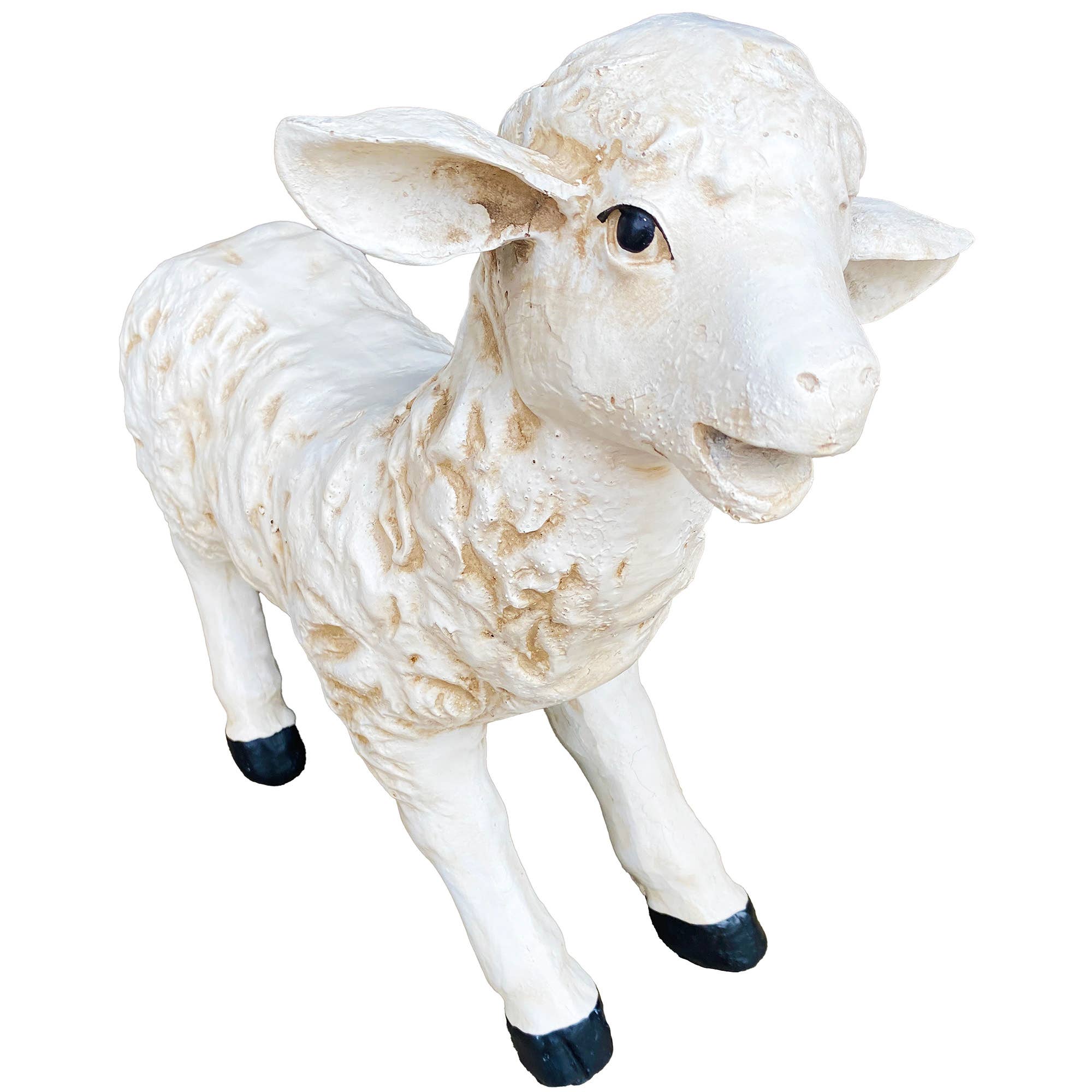 Santa’s Workshop Inc. - Wholesale Nativity Scene Decor - 12 Piece Outdoor Nativity Set with Solid Wood Creche36