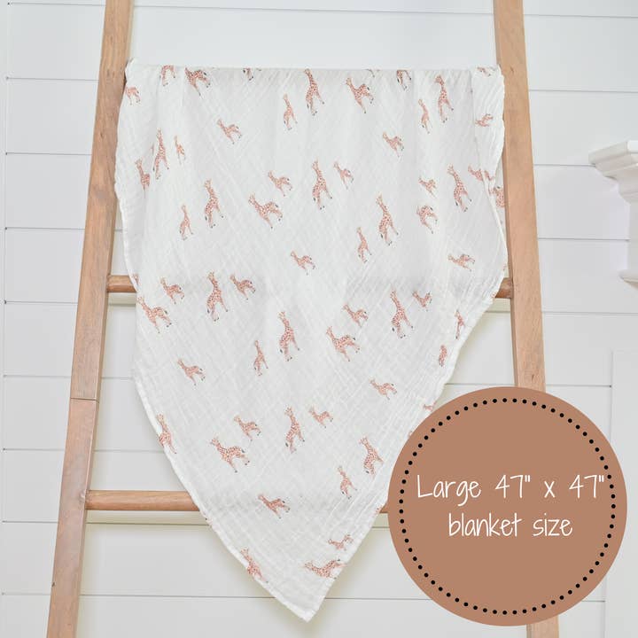 LollyBanks – wholesale Swaddle – Baby – Stand Tall Baby Muslin Cotton Blanket3