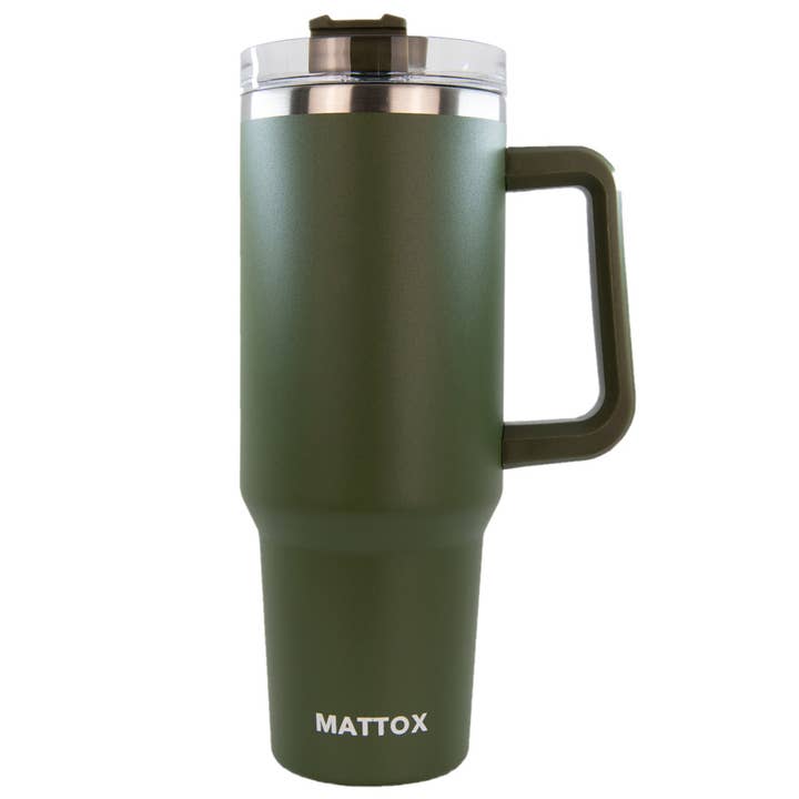 Olive Green Tumbler Cup for Men for wholesale by Katydid