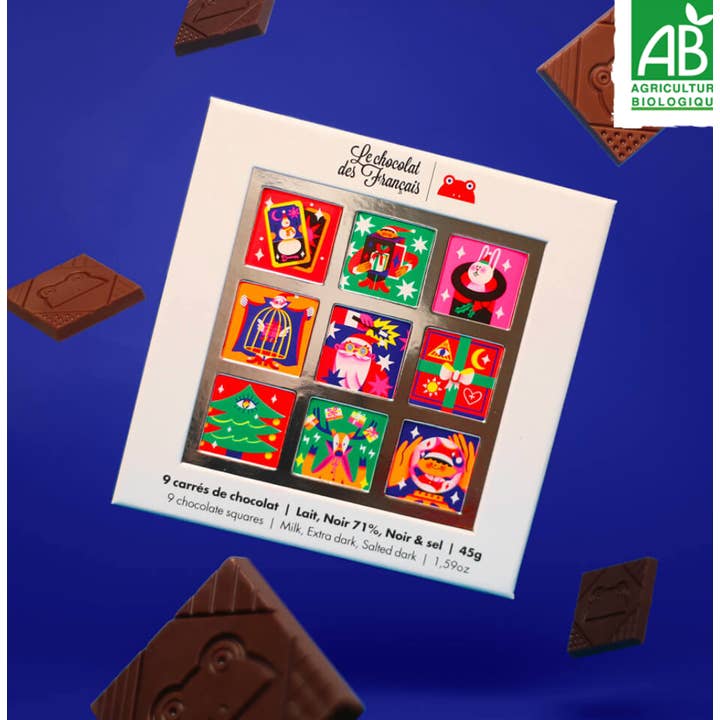 Bazaar Noir UG - Wholesale Chocolate Box - Chocolate - 45g "Chocolate Box - 9 pieces"3