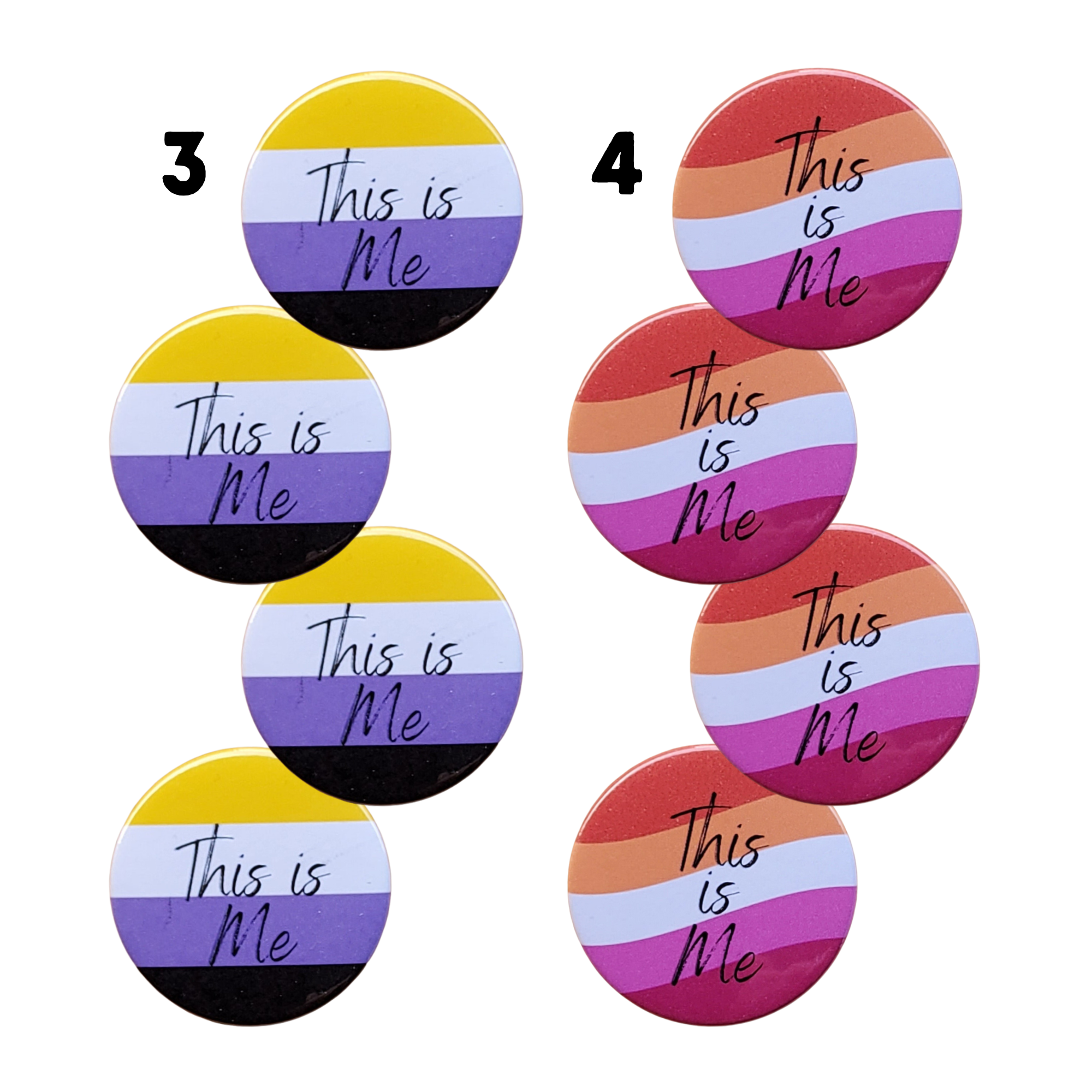 sent with Pride – wholesale Lapel pin/button – This is Me Badges Pride Pin Badges Lgbtq flag badges2