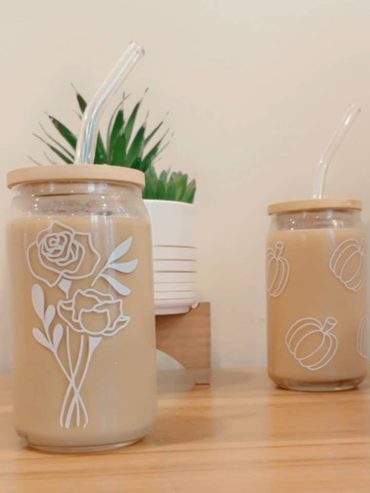 Pot de fleurs en verre pour la vente par Pink pretty designs