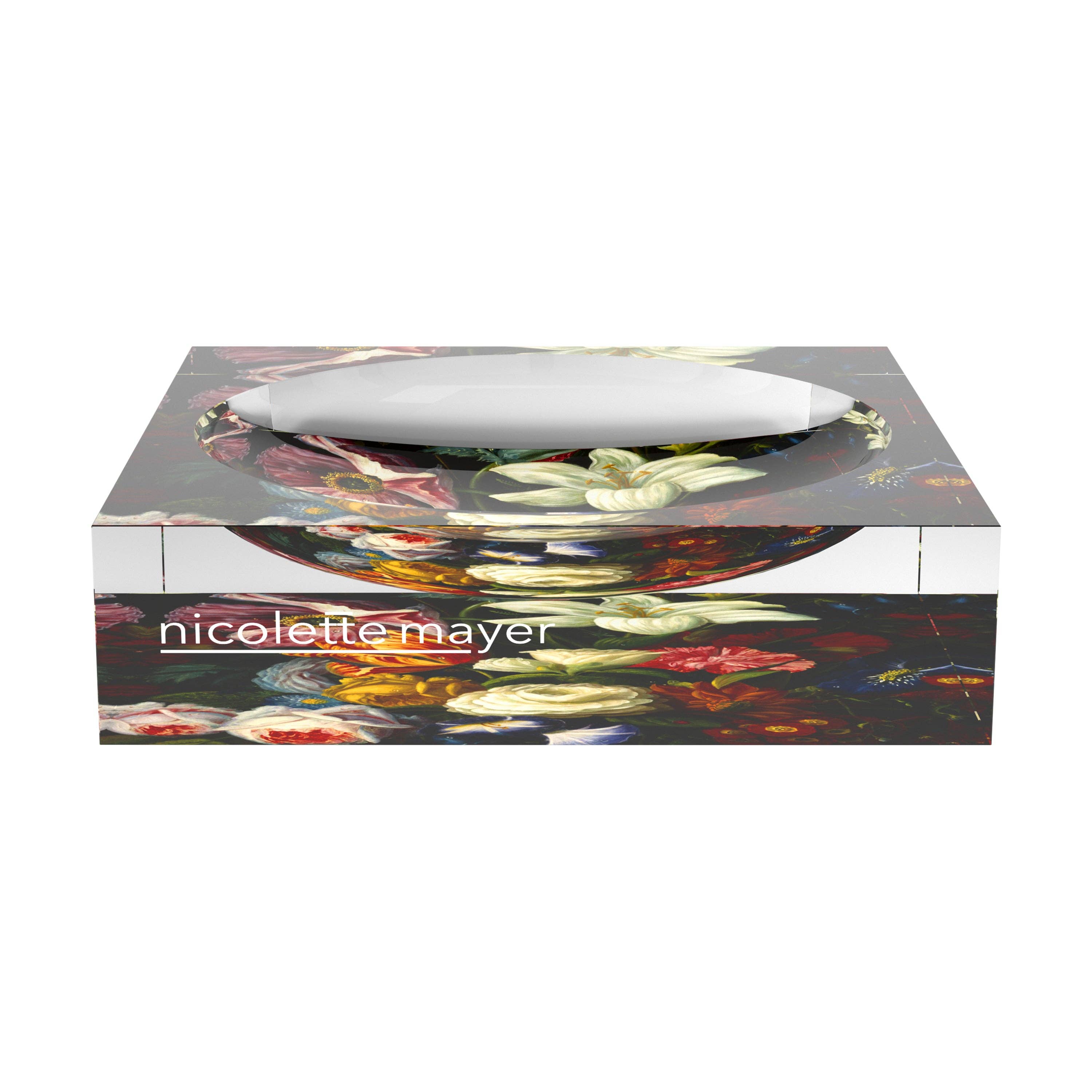 Nicolette Mayer Collection - Wholesale Decorative Plate/Dish/Bowl - Guerlin Splender Acrylic Candy Catchall Dish2