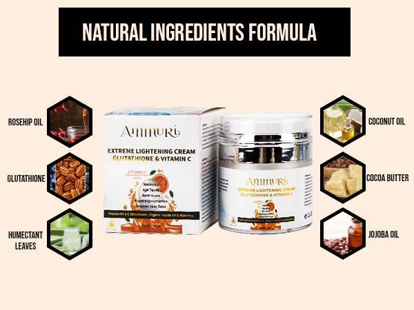 AMMURI – Engroshandel Anti-aging fugtighedscreme – Ammuri Bedste Anti Ageing Glow Corrective fugtighedscreme med Vit13