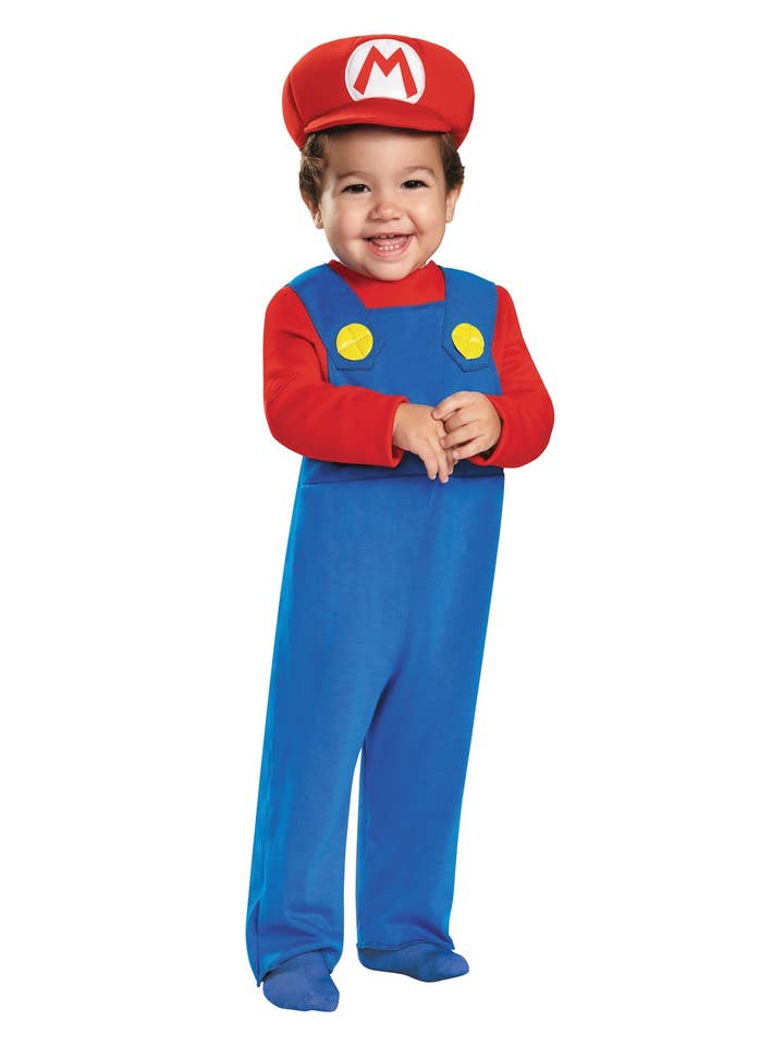 Super Mario™ - Costume Mario - bébé - 12/18 mois pour la vente par P'tit Clown