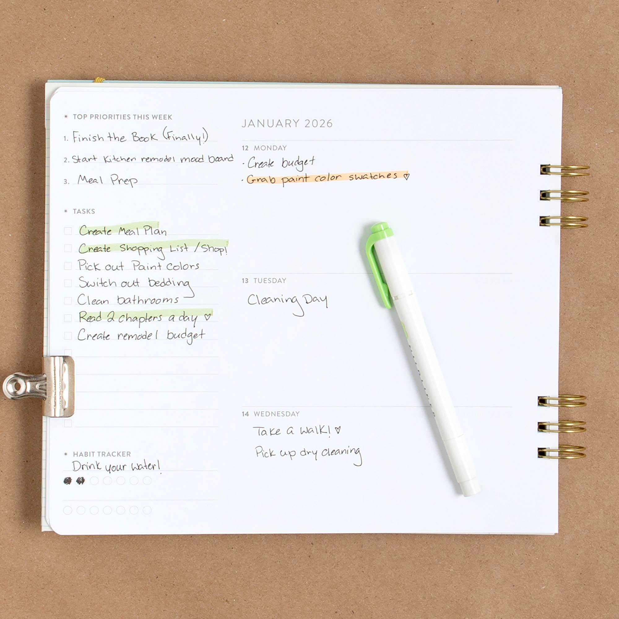 Studio Calico - Wholesale Planner - Undated Spiral Weekly Planner3