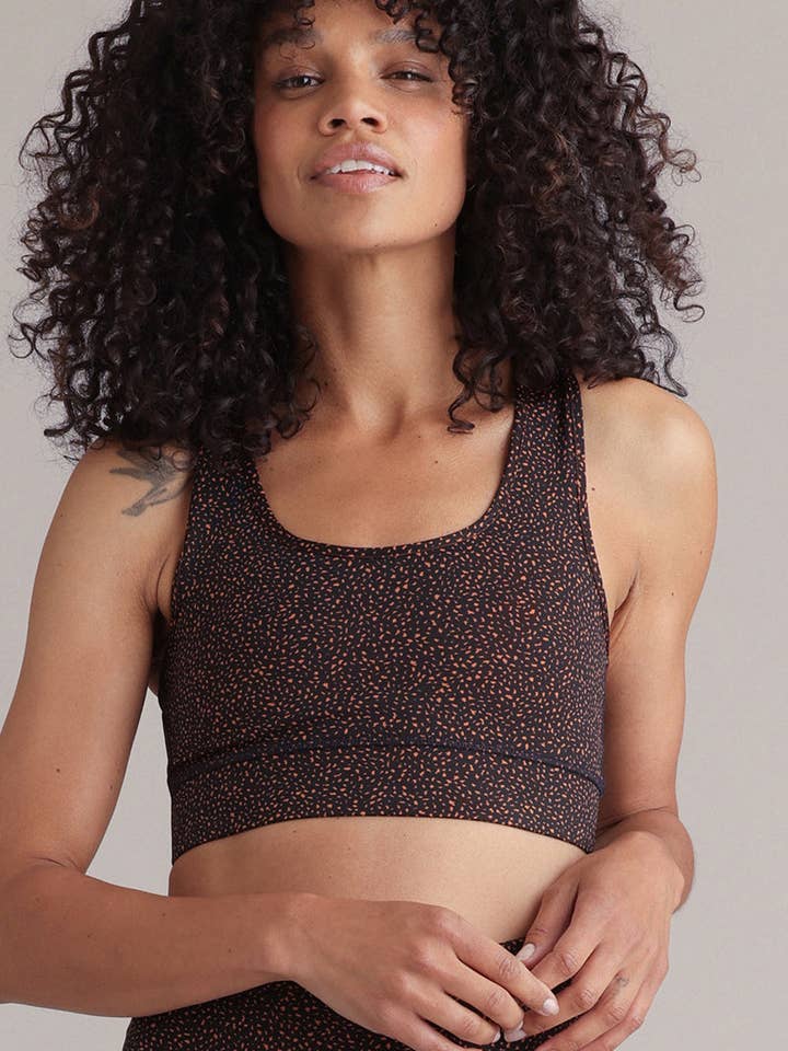 Soutien-gorge Racerback Minimal Abóbora por atacado de Hey Honey