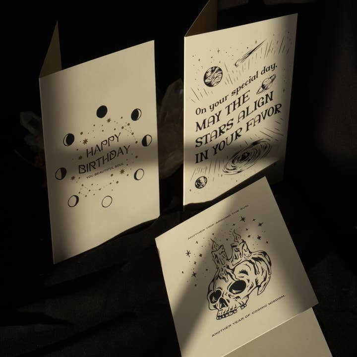 Curimonia - Vente Cartes d'anniversaire - Carte de vœux avec inscription « Stars Align », carte d'anniversaire spéciale1