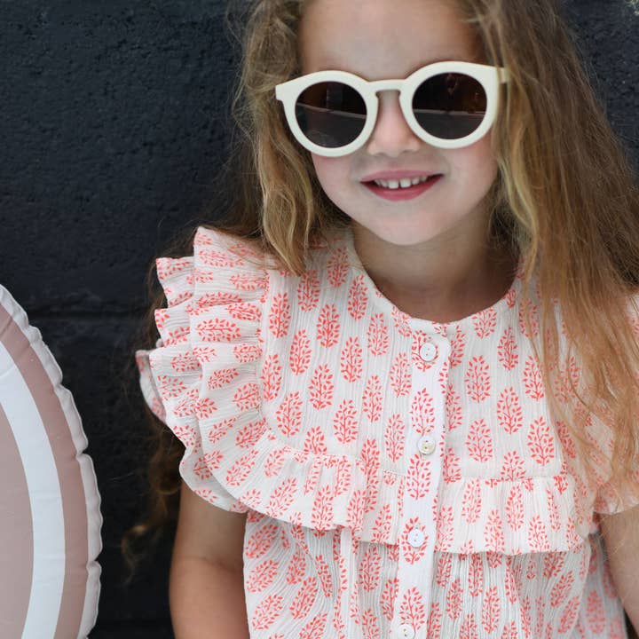 Chloe Blouse Ecru/Rose for wholesale by Bonheur du Jour