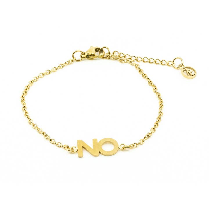 Brassard NO doré pour la vente par 7East