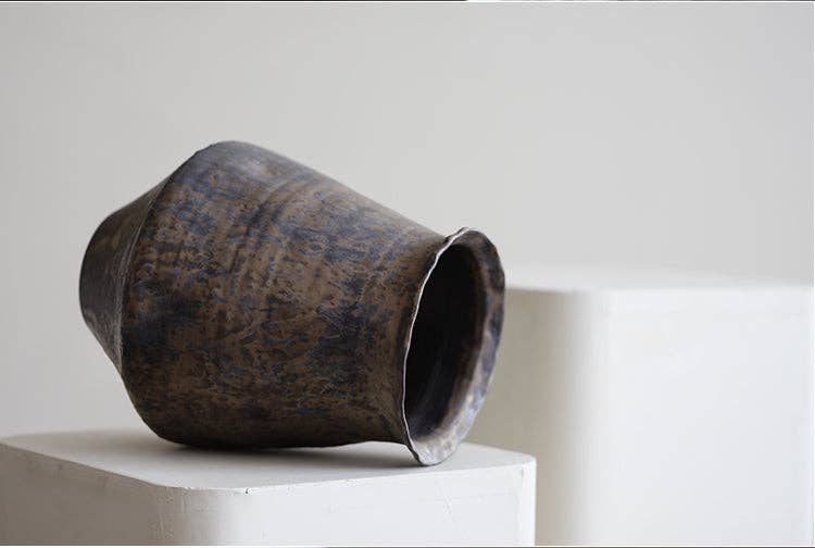 Gohobi （We cover U.S. import duties） - Wholesale Vase - Gohobi Japanese-style wabi sabi handmade large vase 0039