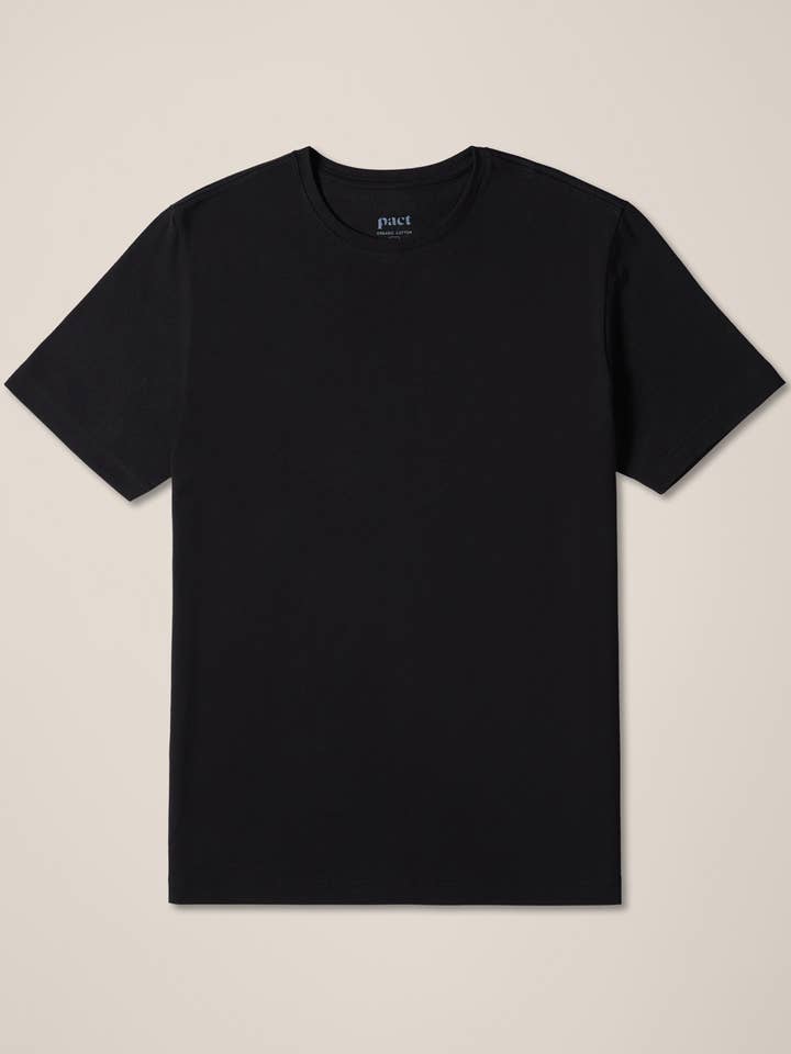 T-shirt col rond coupe classique Luxe Essential pour homme pour la vente par Pact