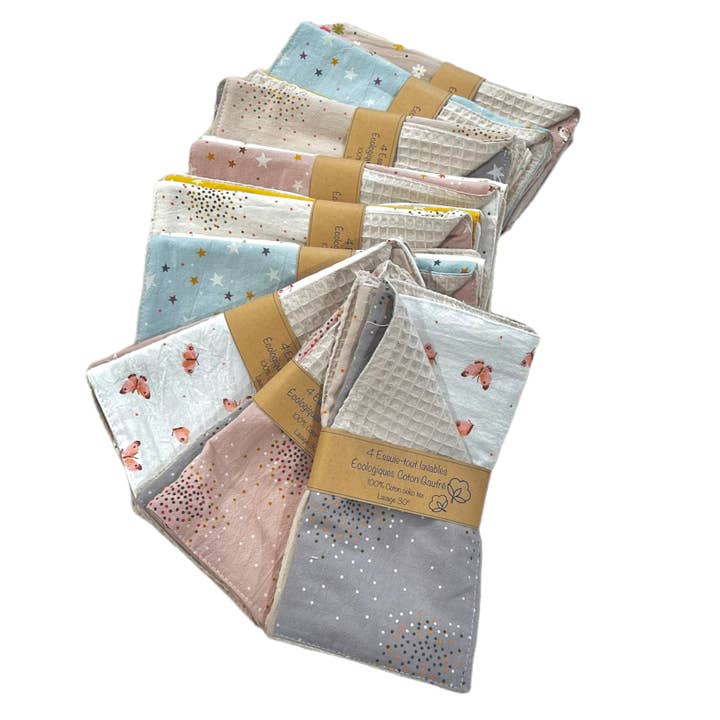 Eco-friendly paper towel, “Embossed cotton” for wholesale by Emmanuel Création