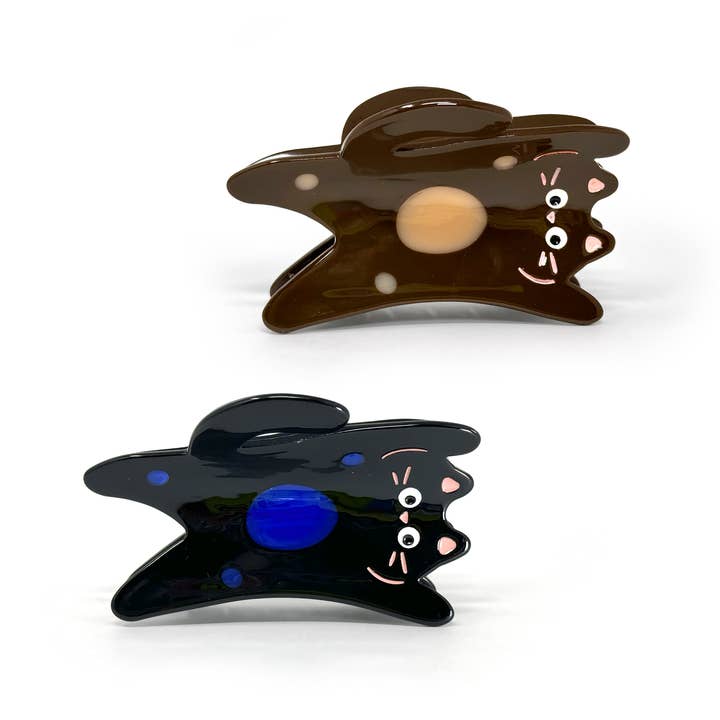 Lucky Cat Hair Claw Clip – Playful & Charming Accessory for wholesale by Rainbow Unicorn Birthday Surprise