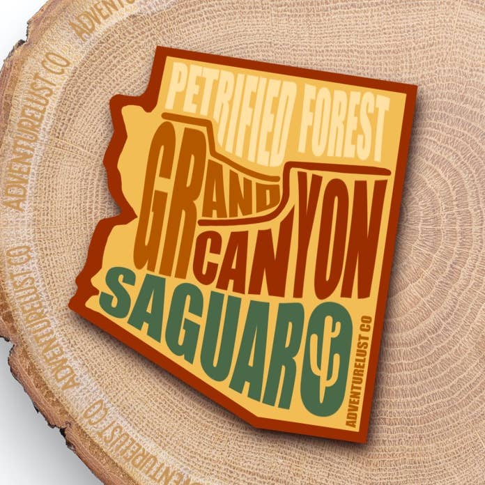 Arizona National Parks Sticker for wholesale by Adventurelust Co