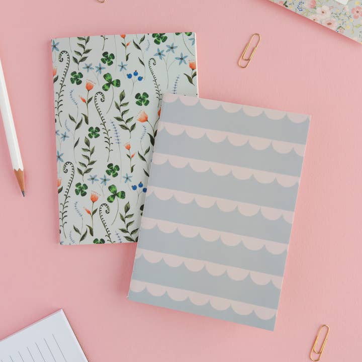 Lovely Scallops Mini Journals for wholesale by Tulip Design Company