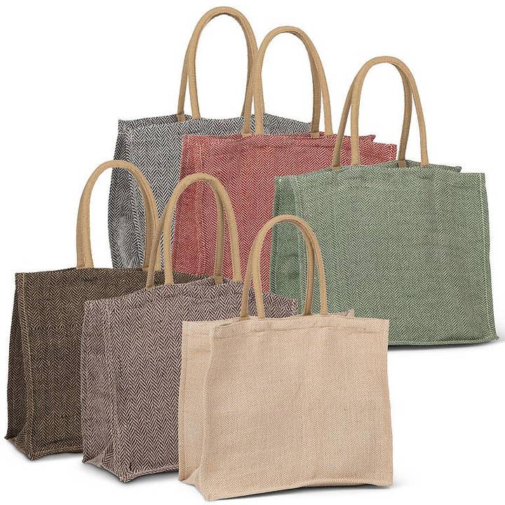 Abbott - Wholesale Tote Bag - Women's - Herringbone Tote-13x16"L