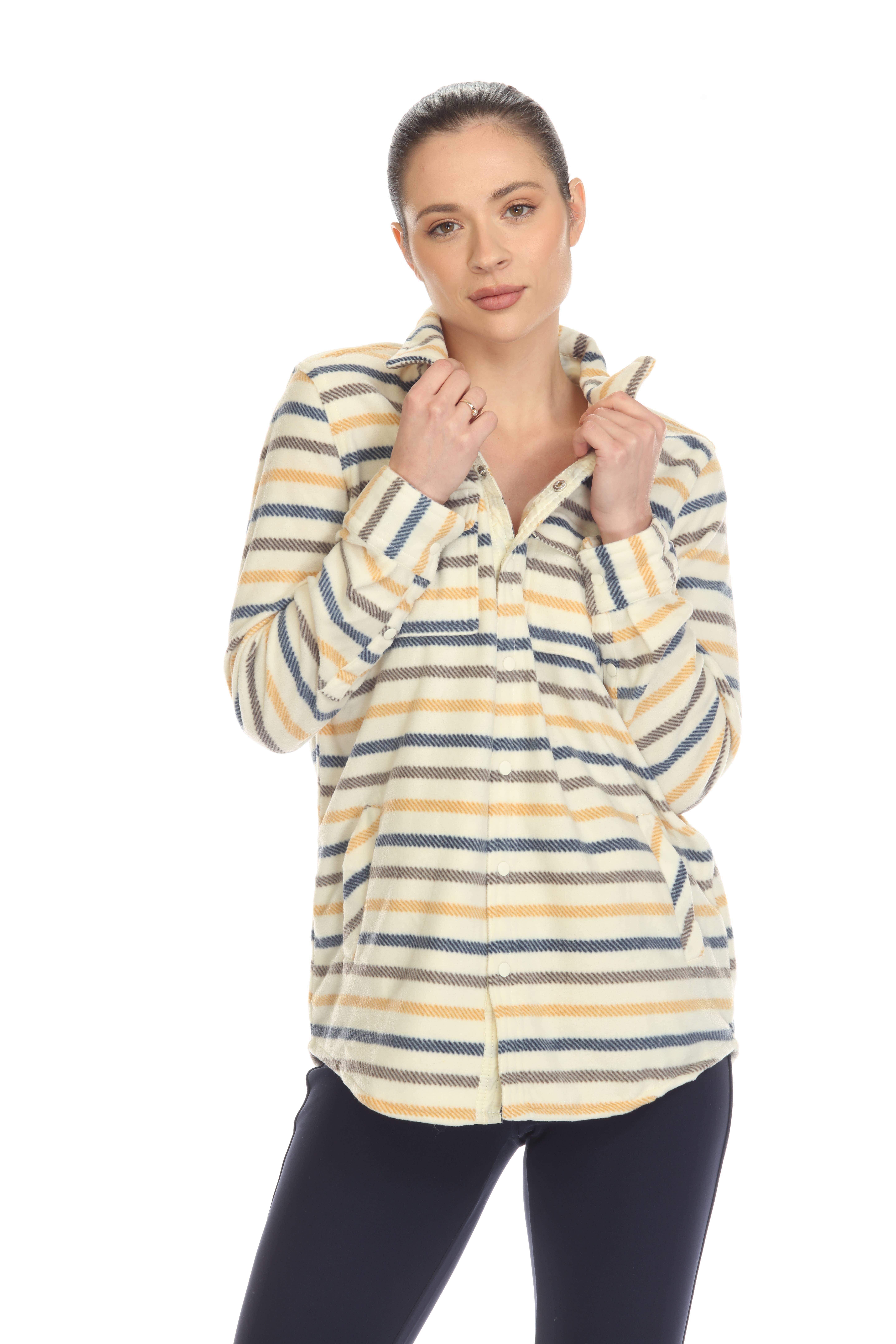 WHITE MARK – wholesale Buttoned-down shirt – Women's – Women's Flannel Plaid Shirts7