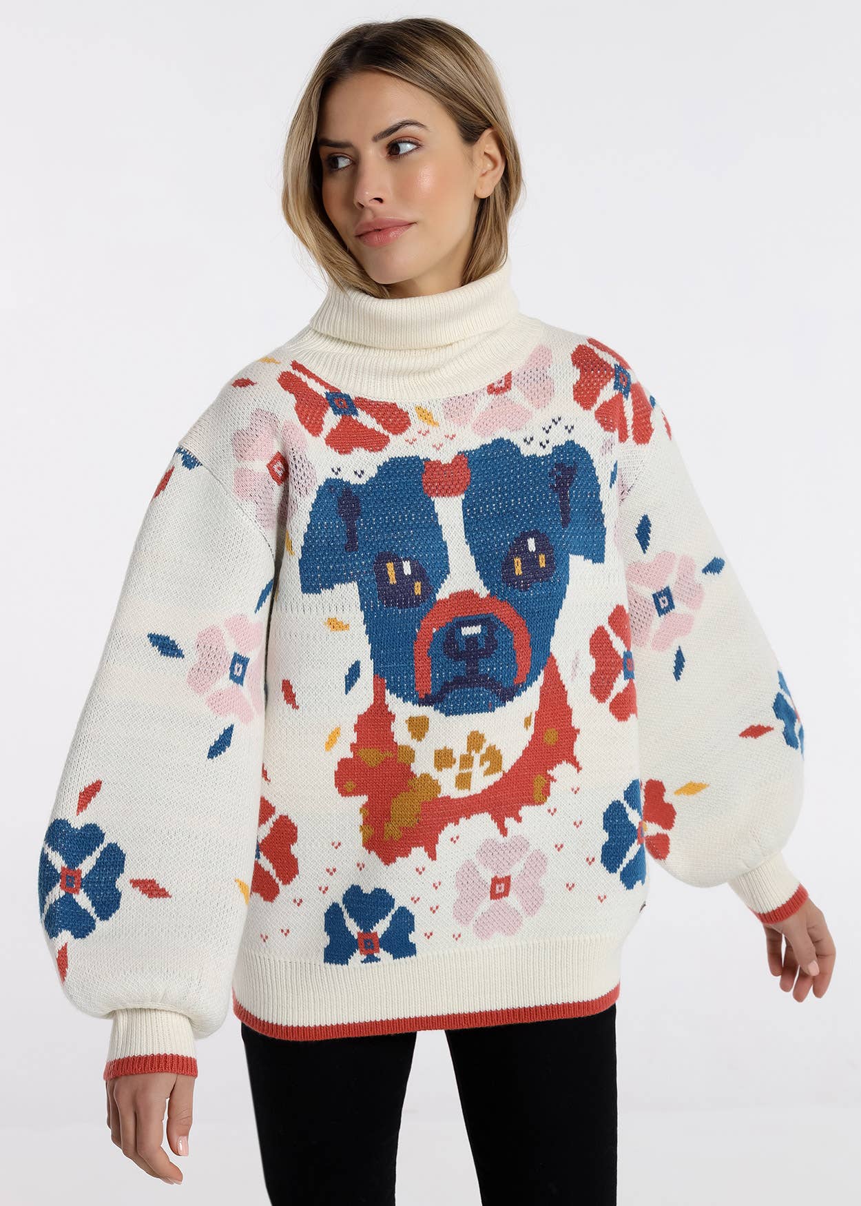 Blanco LOIS JEANS - Trui met hals als zwaan voor groothandel op Faire0