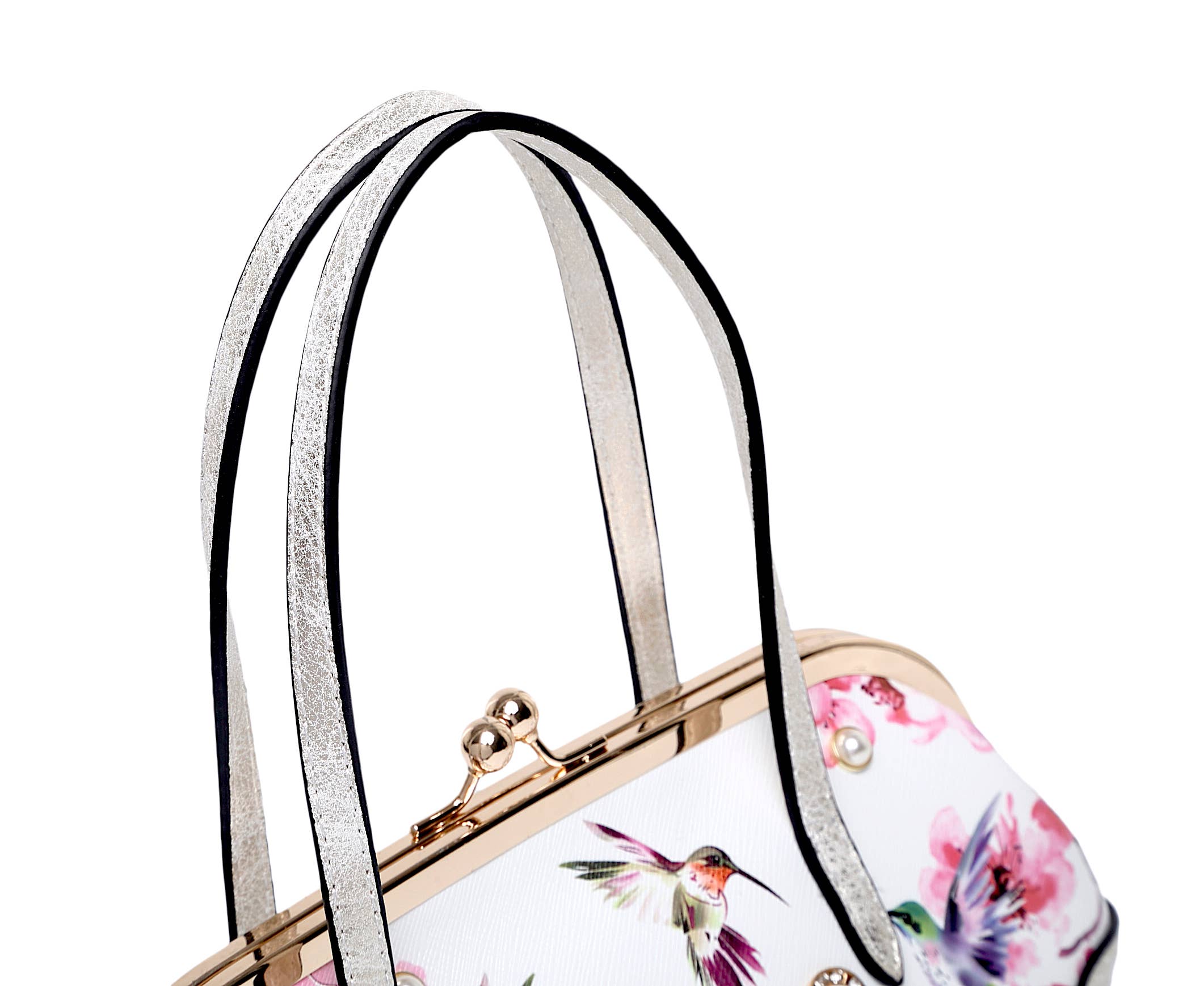 Brangio (Italy) Company Inc. - Wholesale Crossbody Bag - Women's - Brangio Italy Floral & Hummingbird Crossbody Bag6