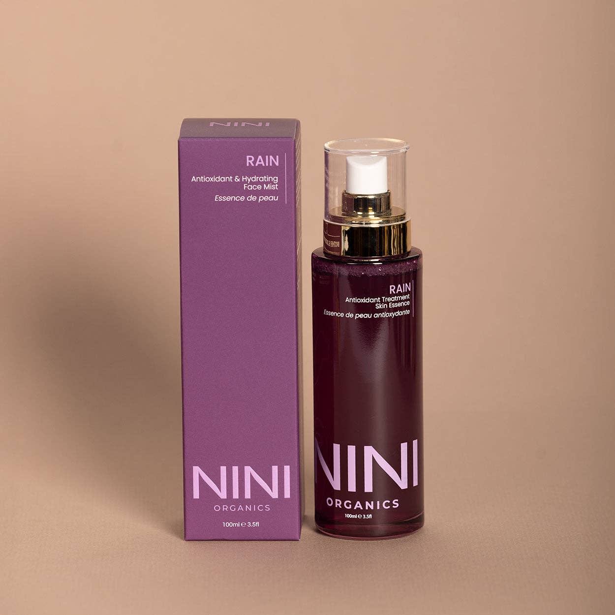 NINI Organics - Vendita all'ingrosso Spray/Acqua viso e corpo - Rain: Spray Viso Antiossidante e Idratante