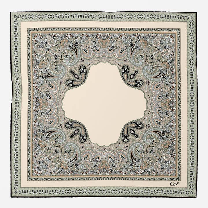 Marcello - Silk Neckerchief - Pistachio Green for wholesale by Elizabetta Made in Italy USA