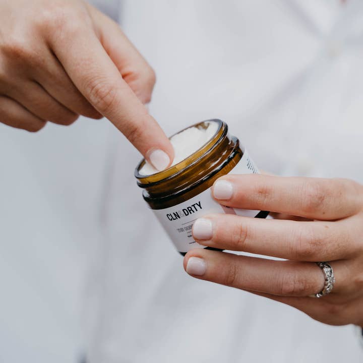 CLN&DRTY Natural Skincare - Wholesale Facial Moisturizer - The Core Cream - for normal + dry skin3