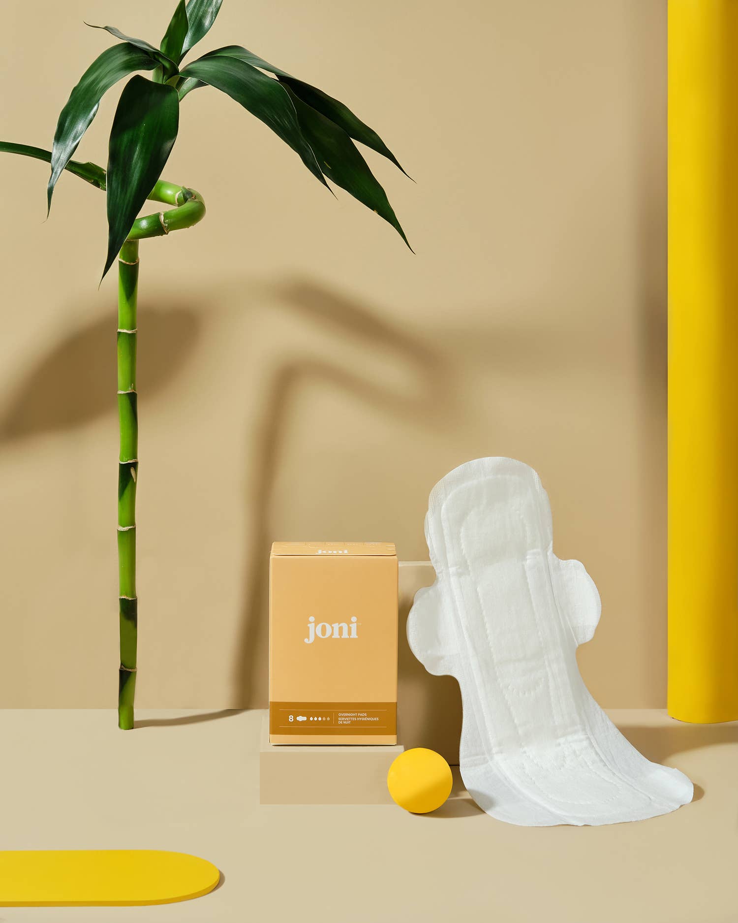 joni - Vente Protections menstruelles/serviettes hygiéniques - joni Serviettes de Nuit en Bambou4