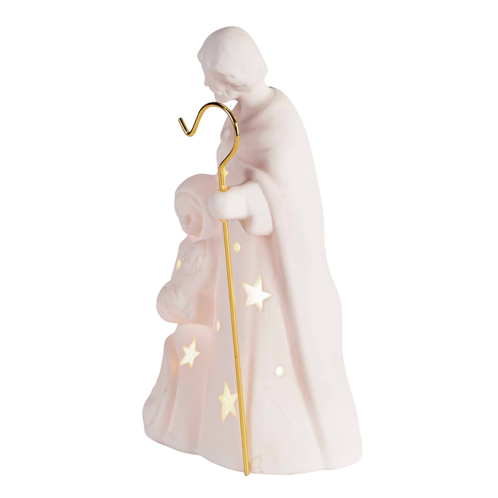 Dicksons - Wholesale Nativity Scene Decor - Nativity LED Light Up Holy Family Staff1