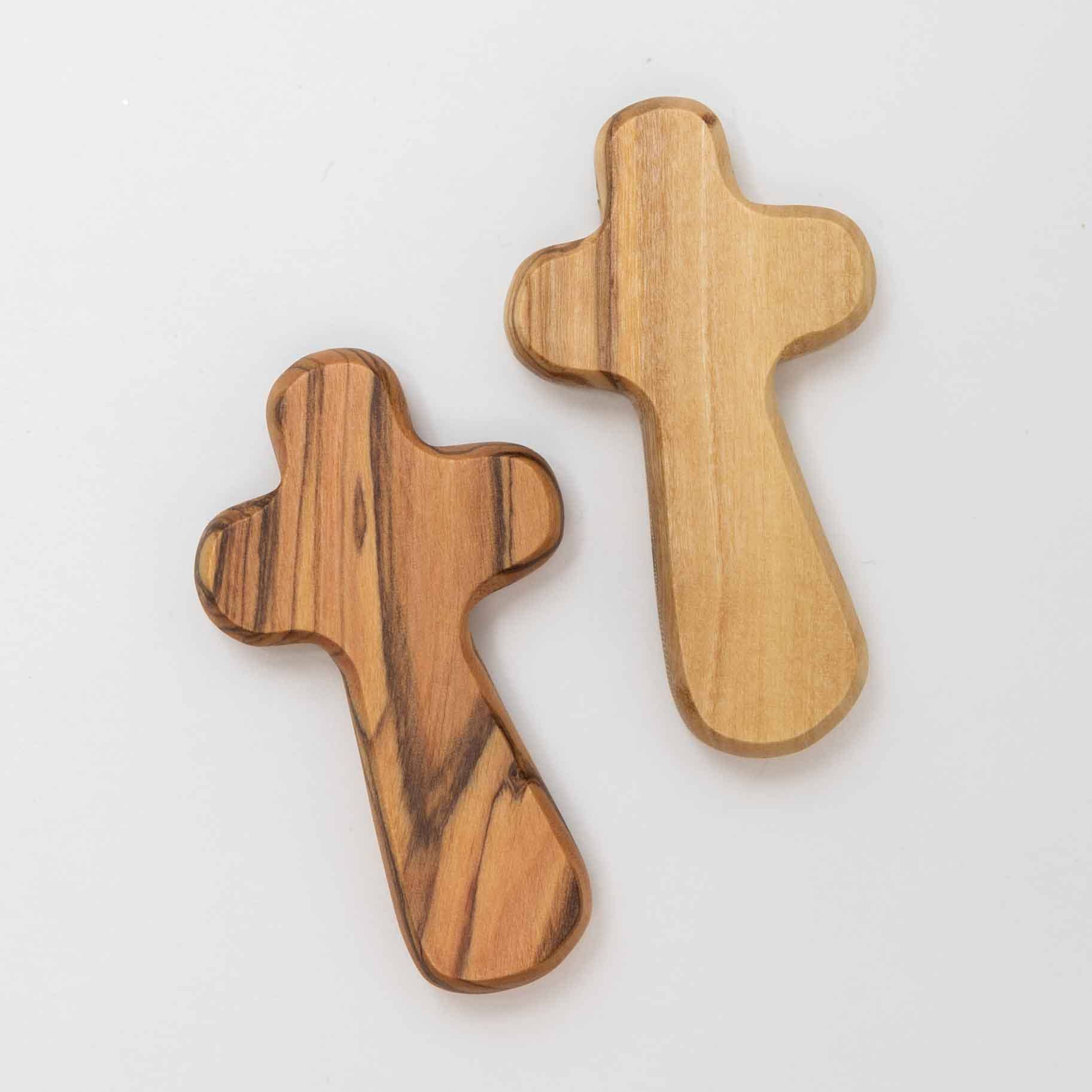 Ten Thousand Villages - Wholesale Wall Cross - Duea Olive Wood Pocket Prayer Cross *5