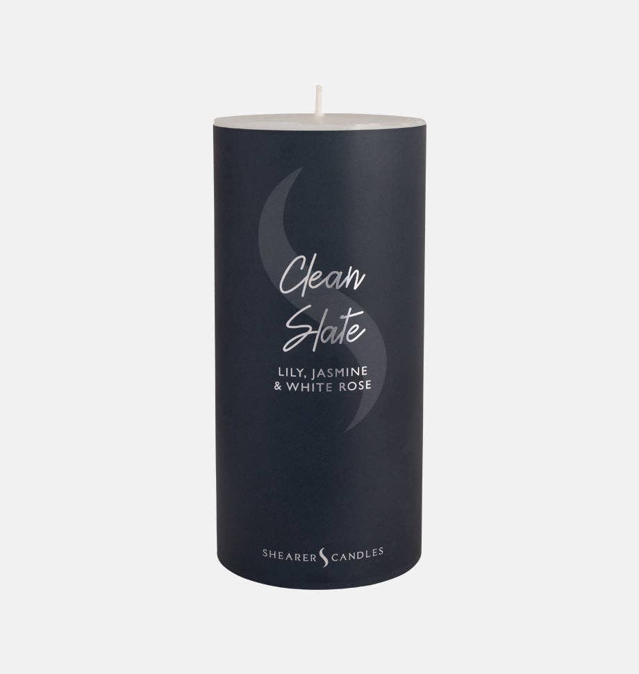 Shearer Candles – wholesale Pillar candle – Clean Slate Pillar Candle0