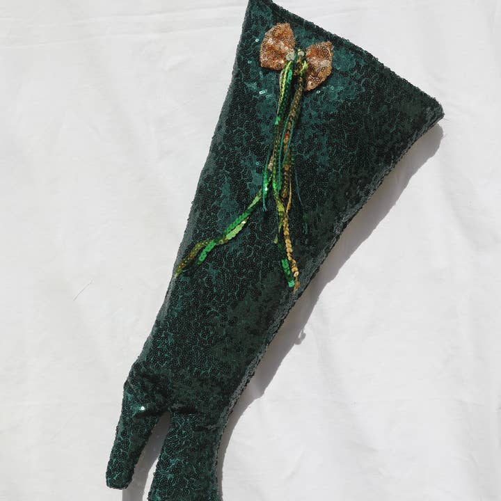 CocoMiaDesign – Großhandel Weihnachtsstrumpf – High Heel Weihnachtsstrumpf, Pailletten Damenstrumpf-Set1