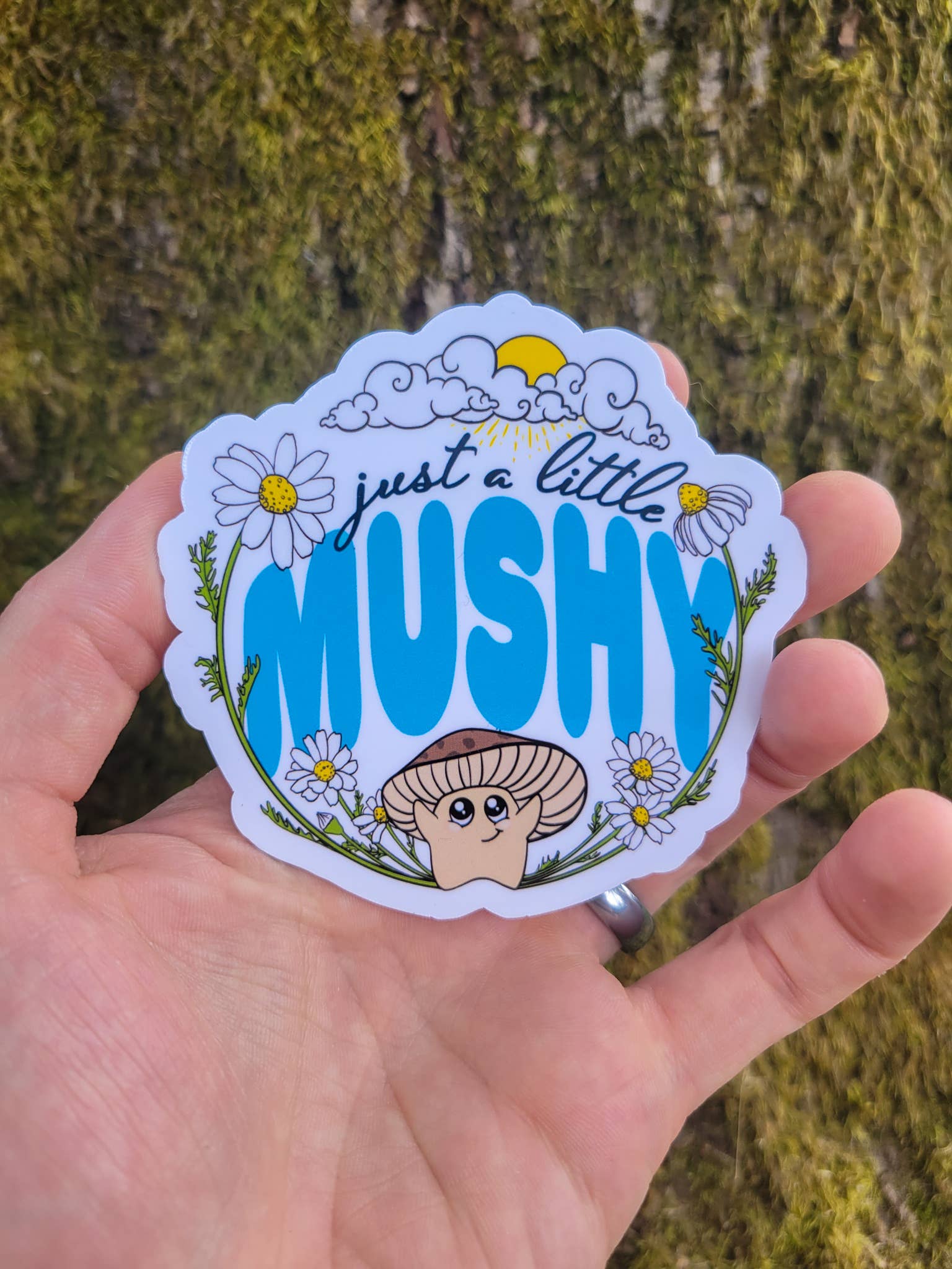 Mushroom Marauder - Wholesale Sticker - Just a Little Mushy | Cute Mushroom Sticker1