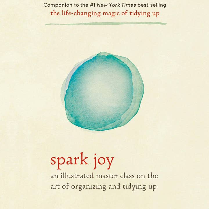KonMari - Vente Livre – adulte - Coffret de livres « La magie du rangement qui change la vie » et « Spark Joy » de Marie Kondo