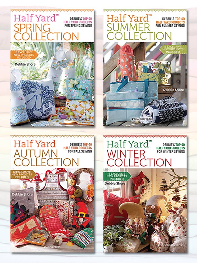Half Yard Seasons Bundle for wholesale by Search Press
