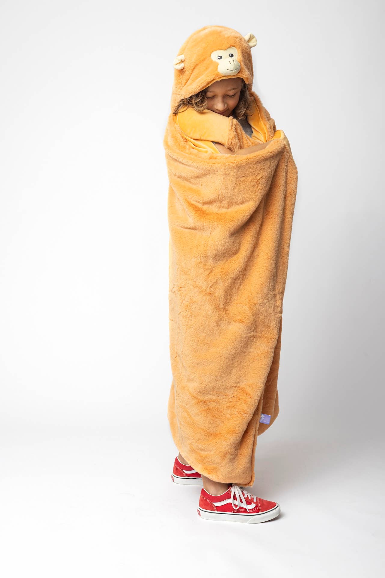 Plushland - Wholesale Security/Cuddle Blanket - Baby - Cuddleworks Weighted Plush Hooded Blanket - Sensory Comfort7