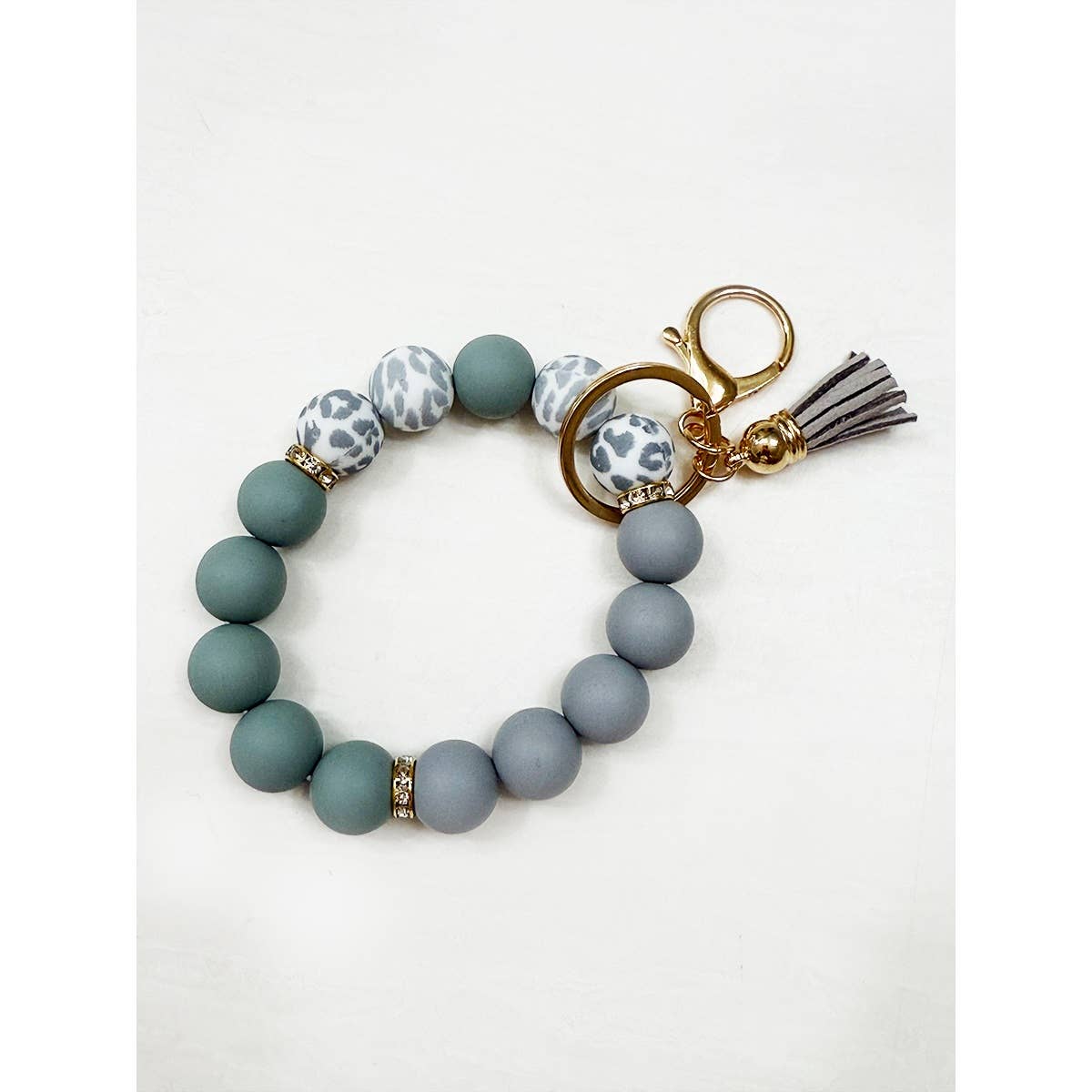 Love and Repeat – wholesale Keychain bracelet – Beaded Keychain Wristlet Key Ring Bracelet1