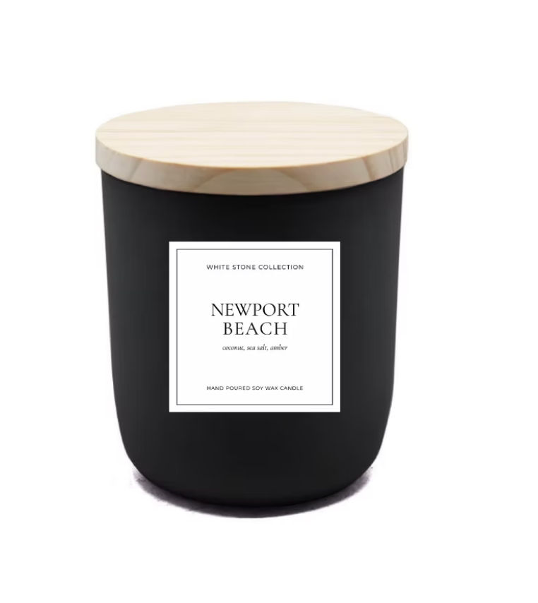 White Stone Collection - Wholesale Jar/Filled Candle - Newport Beach - Jar/Filled Candle  (Copy)1