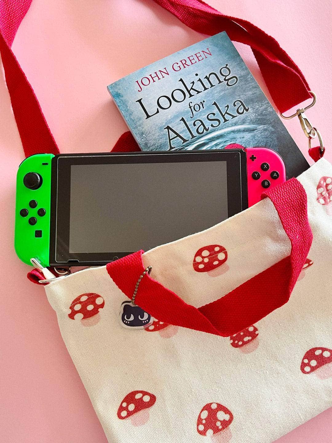 Jessthechen - Wholesale Tote Bag - Women's - Print Canvas Mini Tote | Red Mushroom5