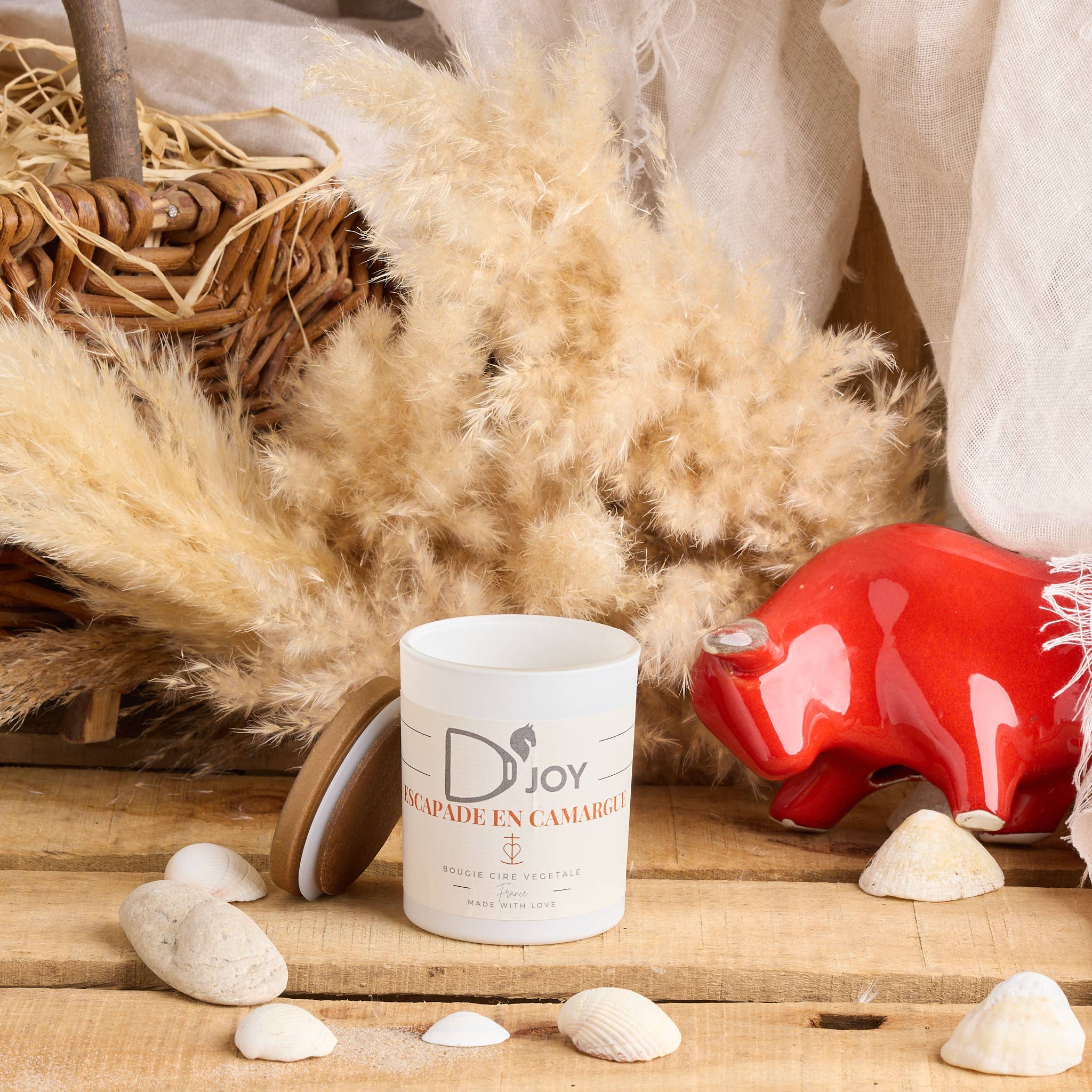 D'JOY by Cheval&Senteurs - Vendita all'ingrosso Candele regalo - Candela classica « Escapade en Camargue »1