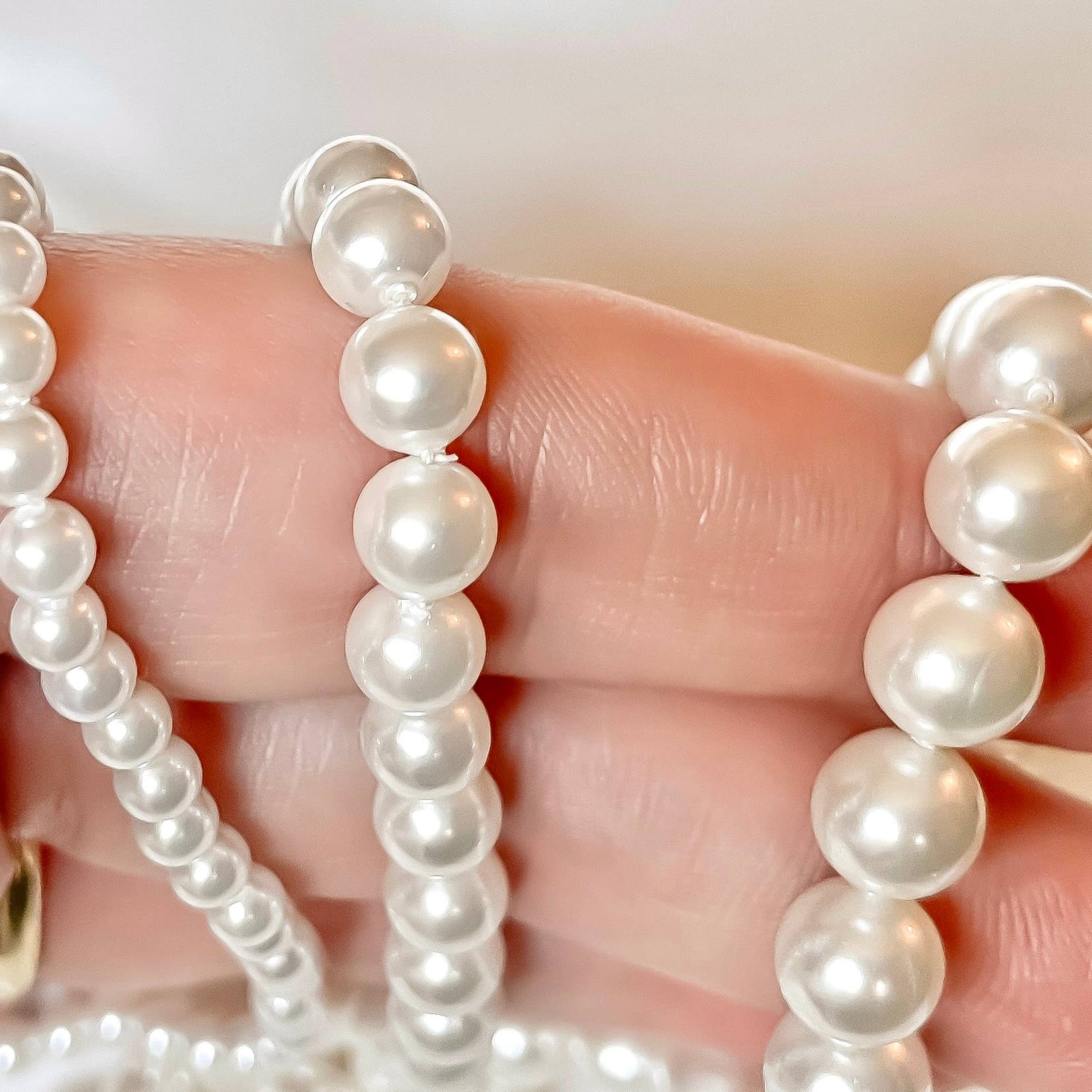 Blueyejewelry - Wholesale Beaded/Pearl Necklace - Pearl Necklace -  4 mm 6 mm 8 mm Shell Pearl Choker 5