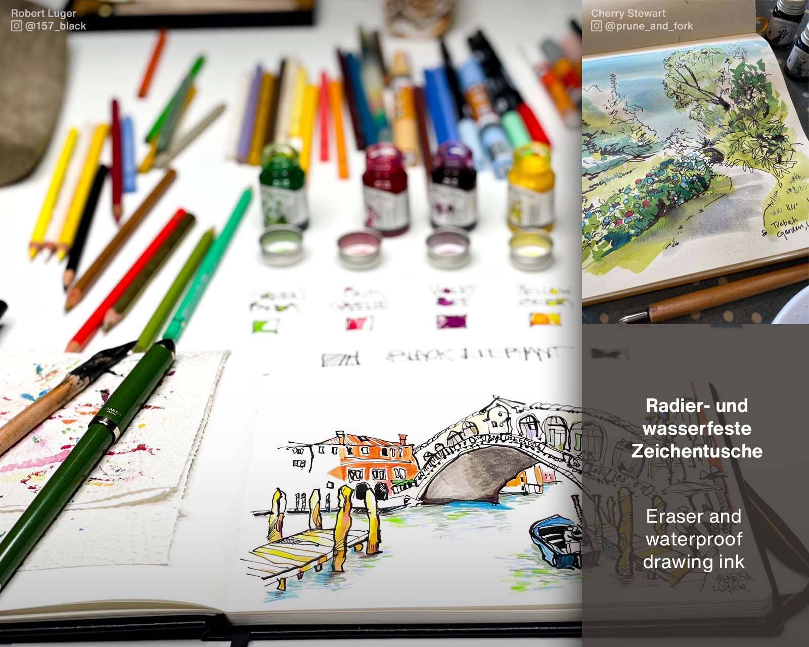 Octopus Concept GmbH – wholesale Writing ink – Write and Draw Ink Set 38x50ml3