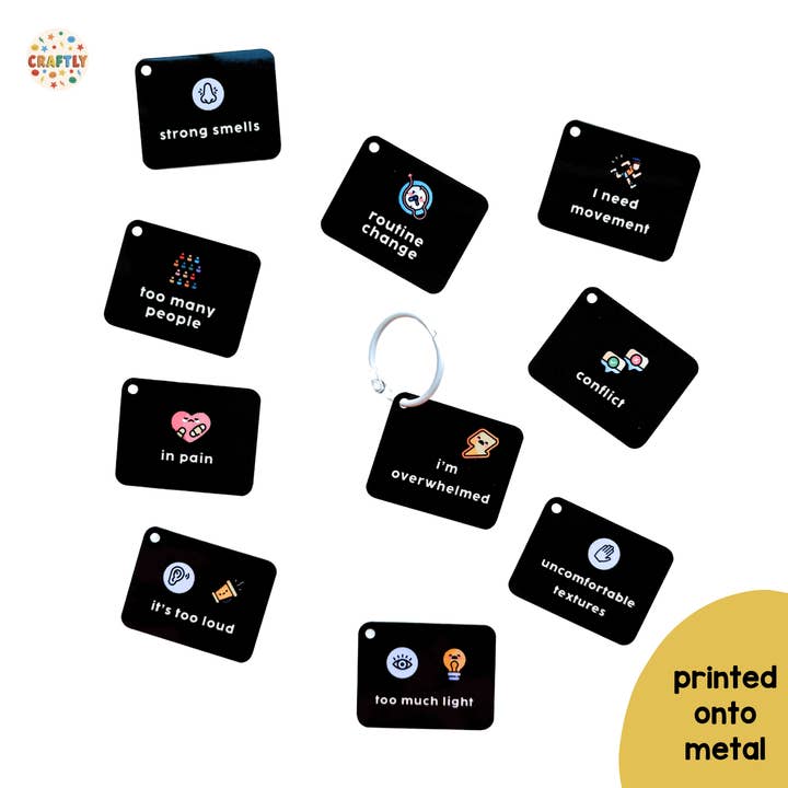 Craftly Ltd - Wholesale Keychain – Unisex - Sensory Triggers Keyring