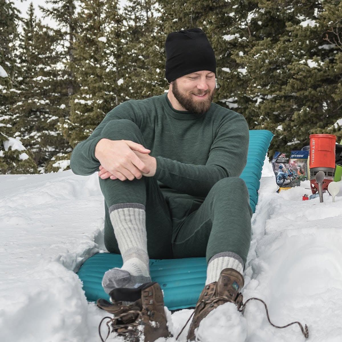 Runners Essentials by Without Limits - Wholesale T-Shirt - Men's - Midweight - Chocorua Men's Crew 100% Merino Wool42