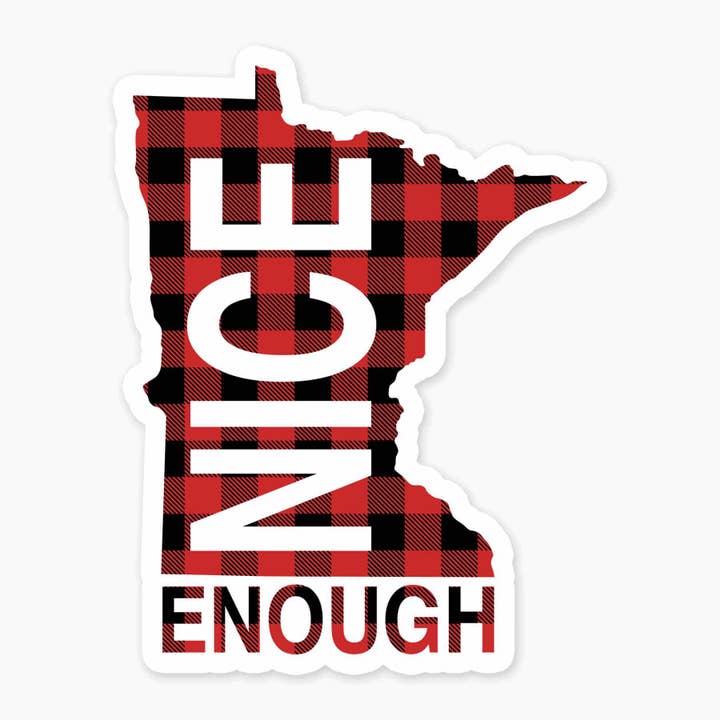 Nice Enough - 3” Art Sticker for wholesale by Nice Enough Stickers